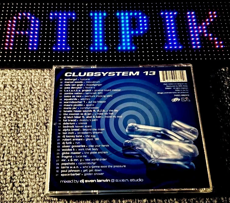 Club System 13 - Dj Sven Lanvin - 31 Pistas Trance/Techno - Bélgica 1999 🔥 – photo 2